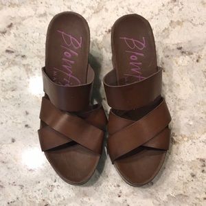 Blowfish Malibu Wedges Size 7